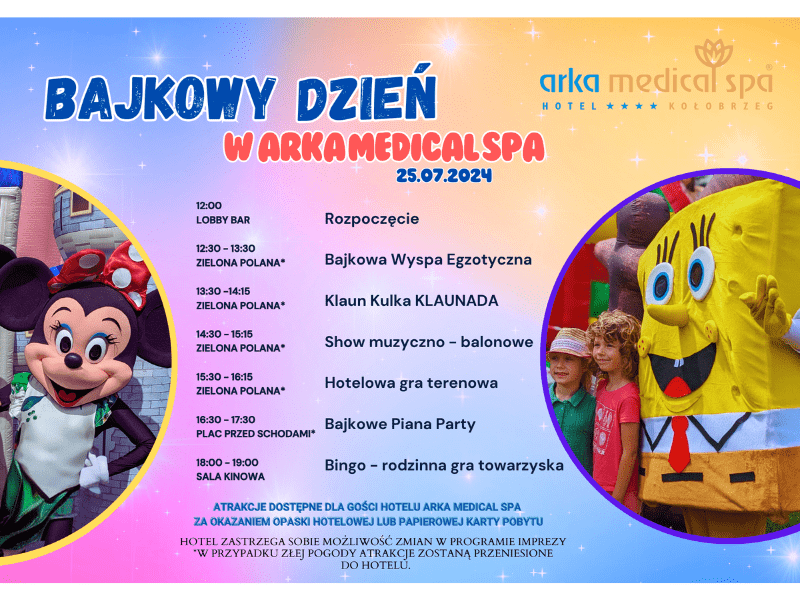 Bajkowy Dzień w Arka Medical Spa